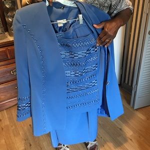 3 piece Light Blue Women’s Suit